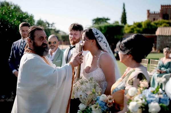 Romantic Garden Wedding Pastel Colors Athens
