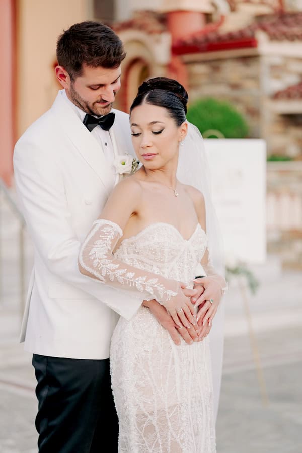 Romantic Summer Wedding White Details Larissa