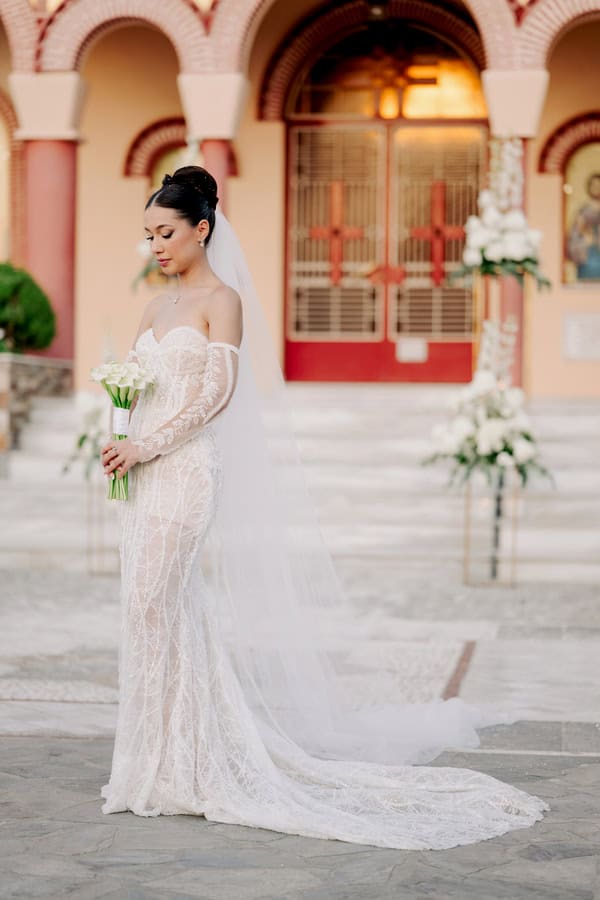 Romantic Summer Wedding White Details Larissa