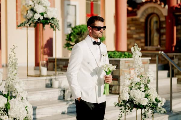 Romantic Summer Wedding White Details Larissa