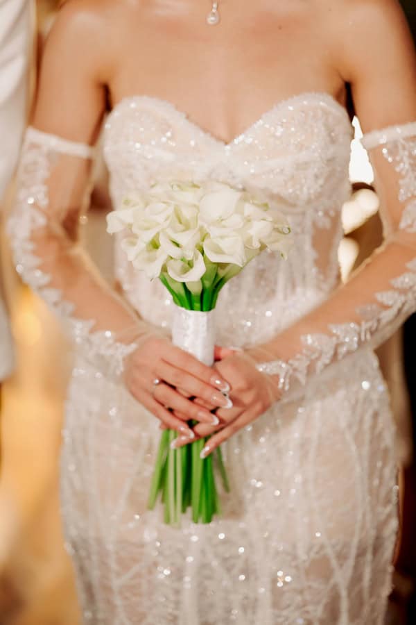 Romantic Summer Wedding White Details Larissa