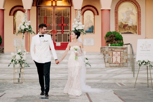 Romantic Summer Wedding White Details Larissa