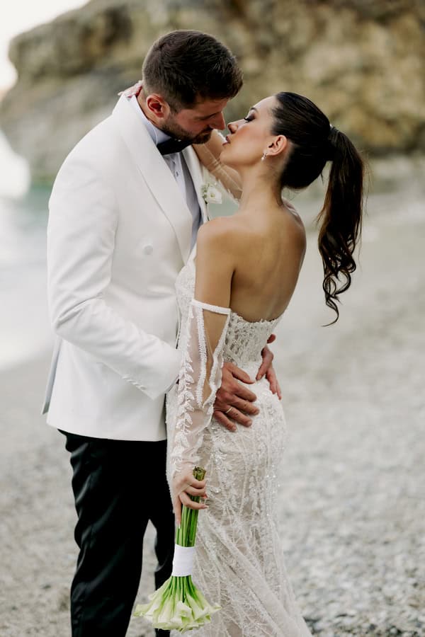 Romantic Summer Wedding White Details Larissa