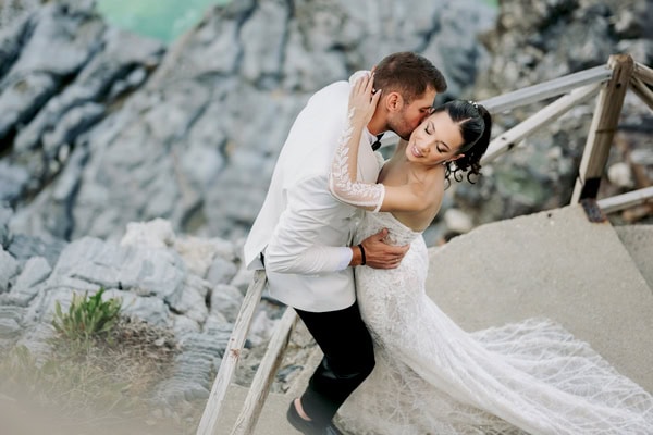 Romantic Summer Wedding White Details Larissa