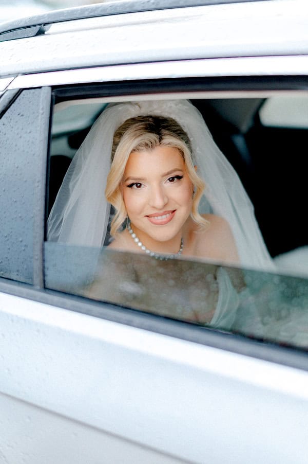 Spring Wedding White Blue Floral Design