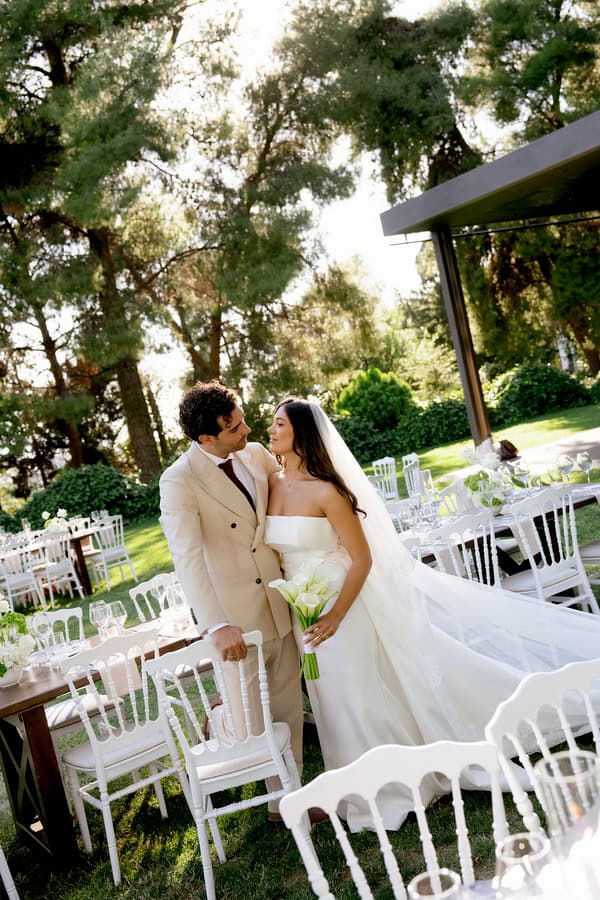 White Hydrangea Wedding Deda Estate