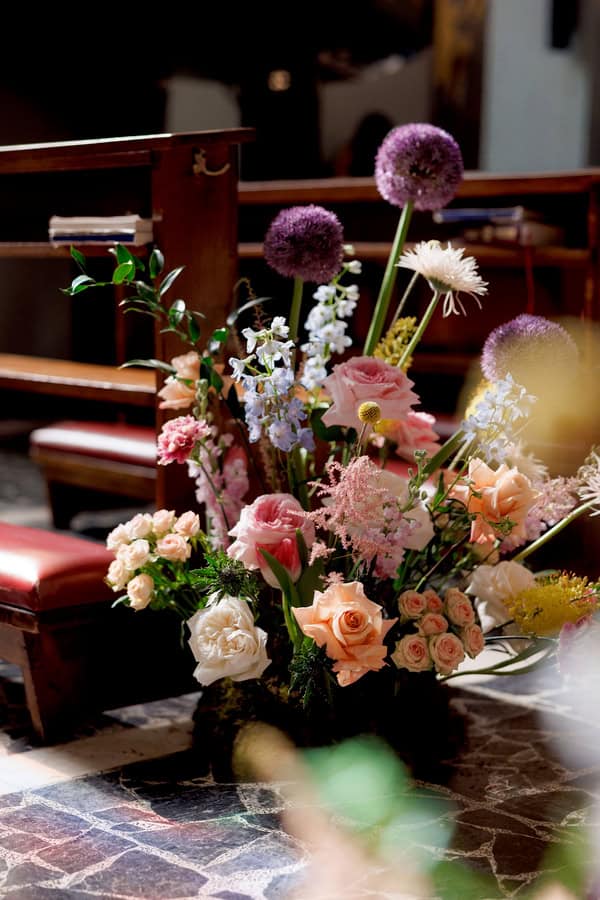 Beautiful Wedding With Vibrant Florals And Romantic Details