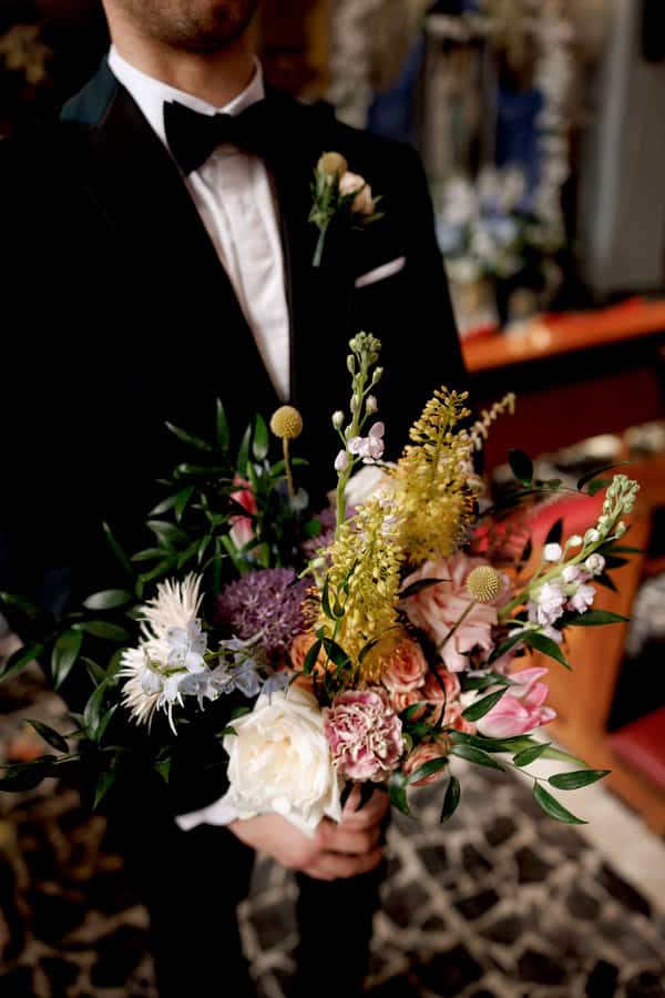 Beautiful Wedding With Vibrant Florals And Romantic Details