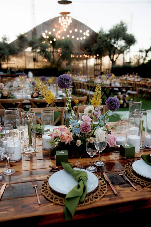 Beautiful Wedding With Vibrant Florals And Romantic Details