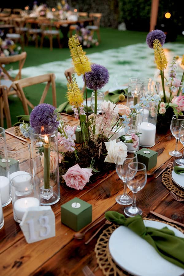 Beautiful Wedding With Vibrant Florals And Romantic Details