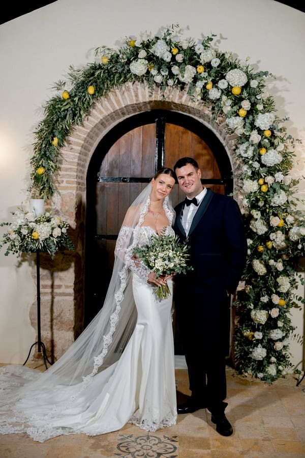 Beautiful White Green Wedding Wine Museum