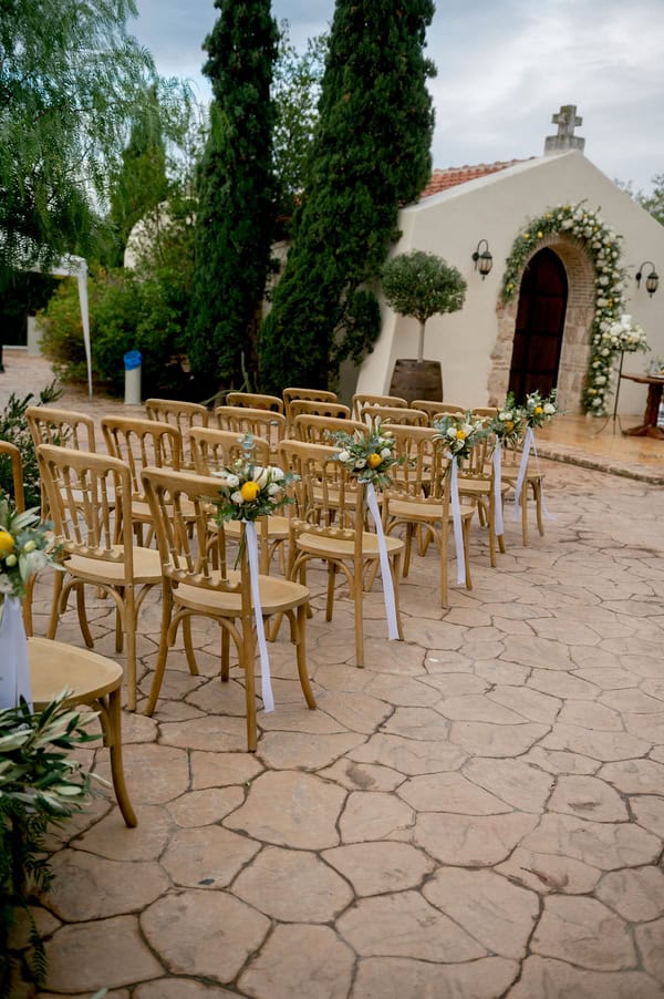 Beautiful White Green Wedding Wine Museum