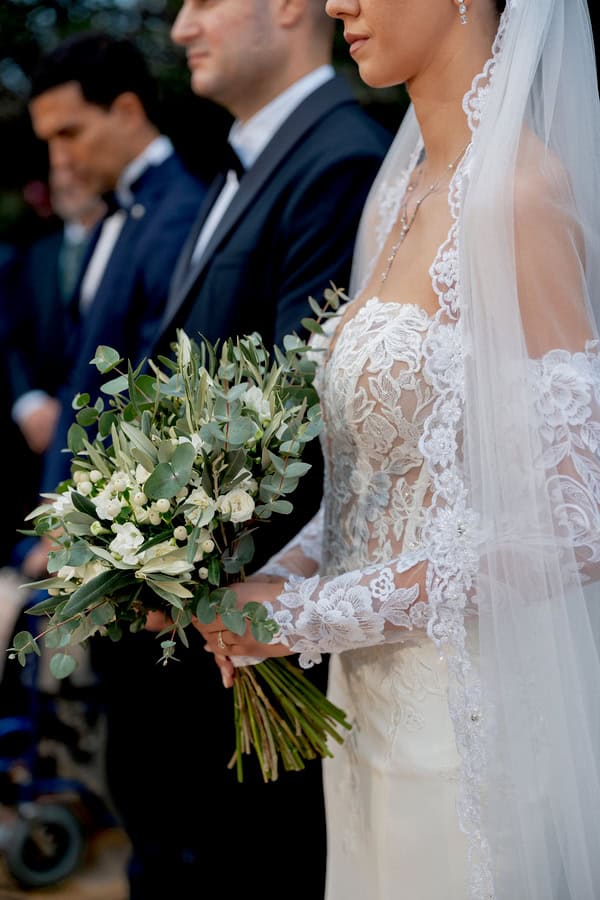 Beautiful White Green Wedding Wine Museum
