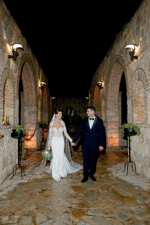 Beautiful White Green Wedding Wine Museum