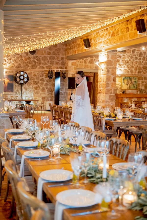 Beautiful White Green Wedding Wine Museum