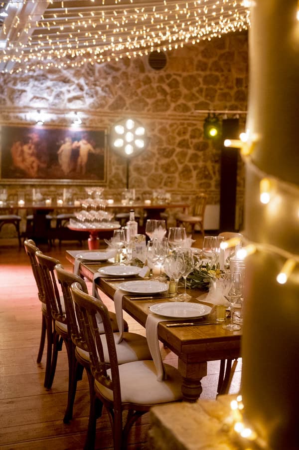 Beautiful White Green Wedding Wine Museum