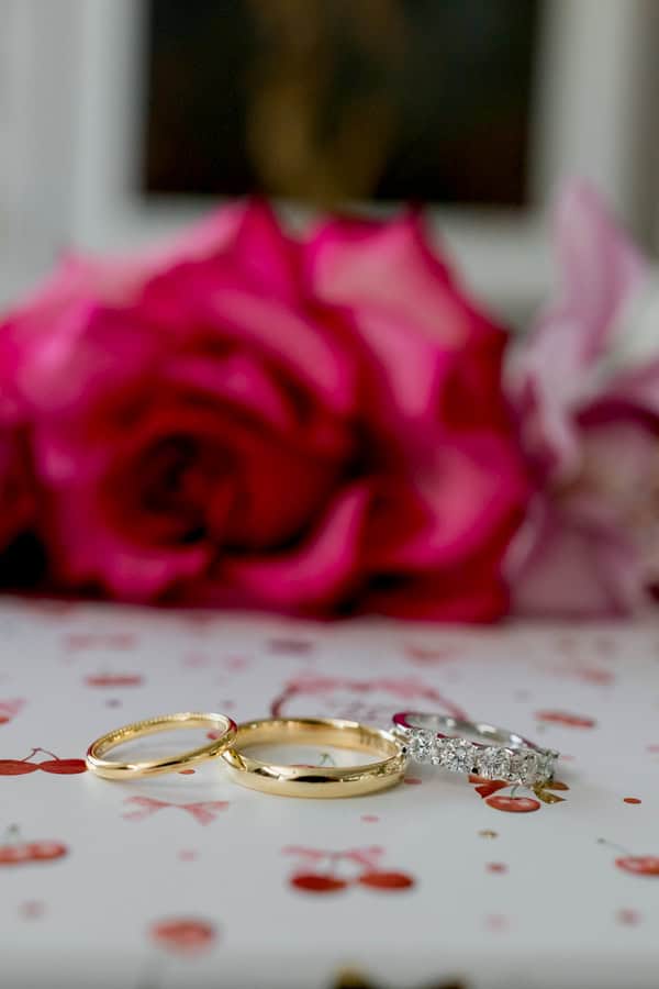 Fashion Forward Stadium Wedding Vibrant Disco Style