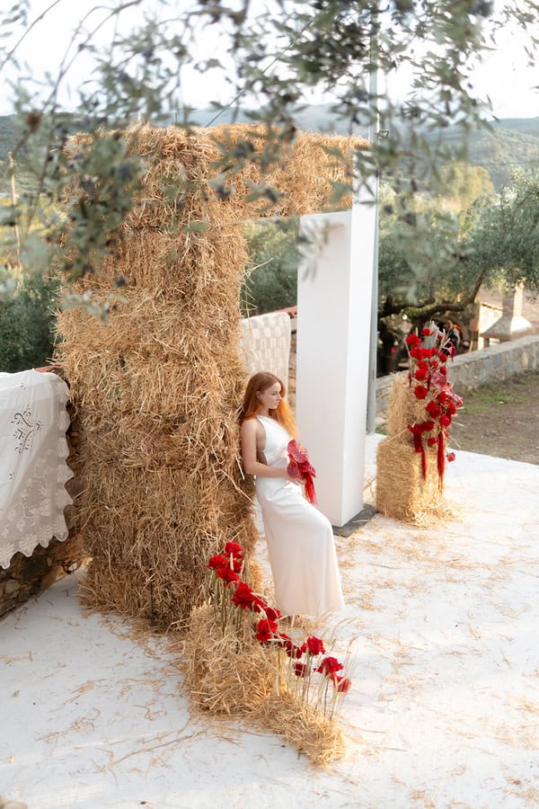 Moody Romantic Wedding Inspiration Atmospheric Olive Grove