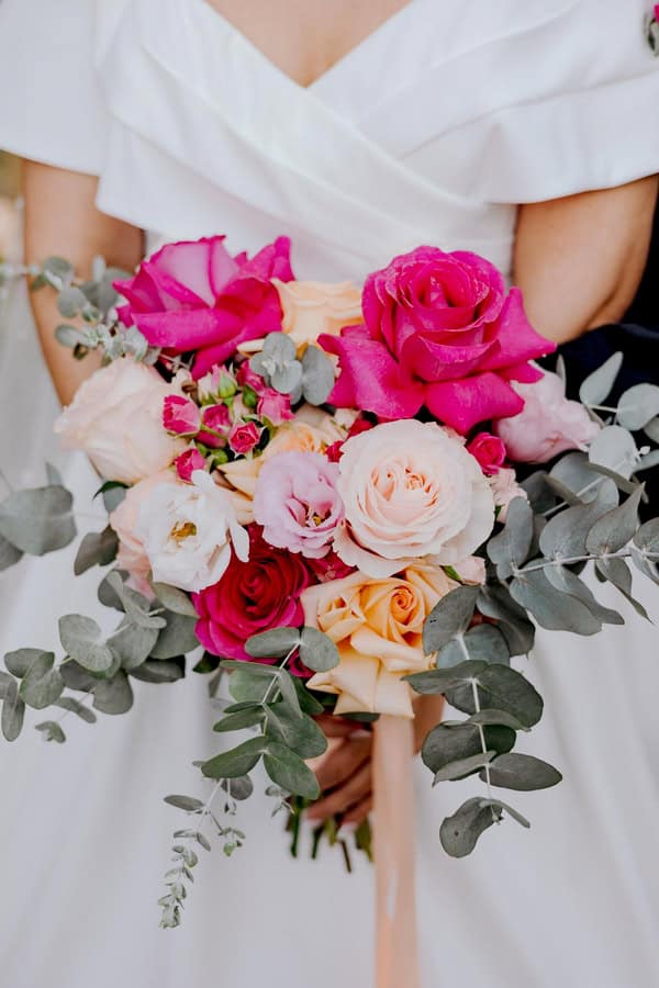 Romantic Fuchsia Wedding Stylish Details