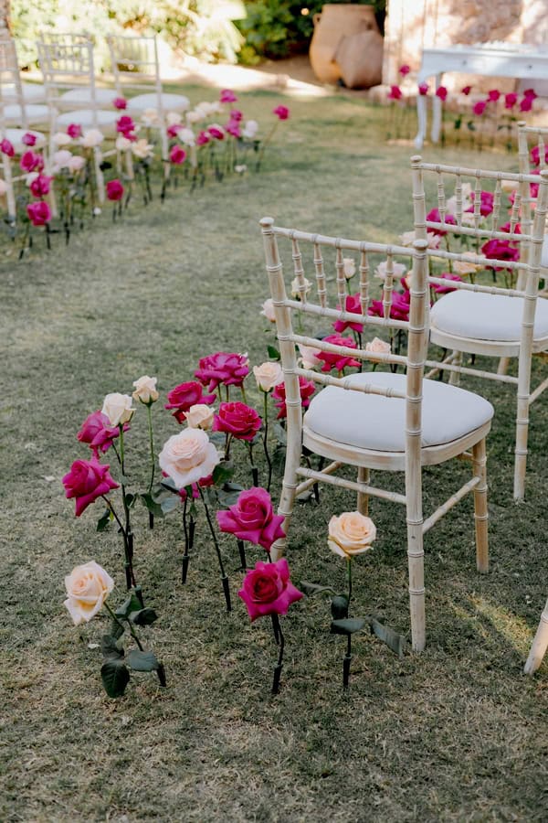 Romantic Fuchsia Wedding Stylish Details