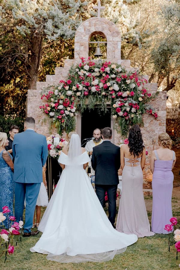Romantic Fuchsia Wedding Stylish Details