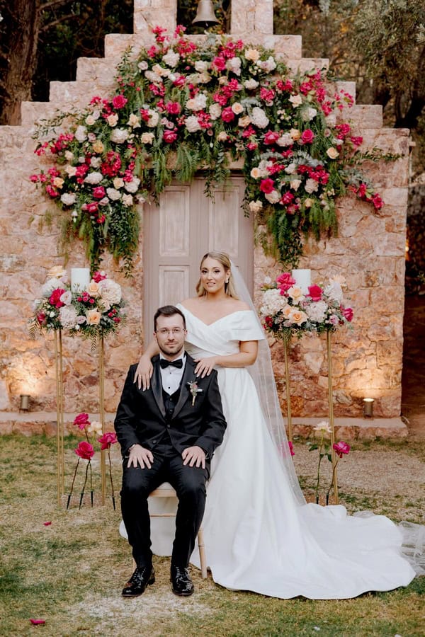 Romantic Fuchsia Wedding Stylish Details