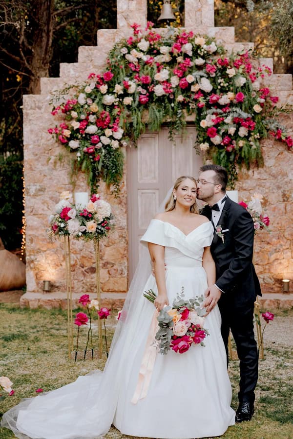 Romantic Fuchsia Wedding Stylish Details