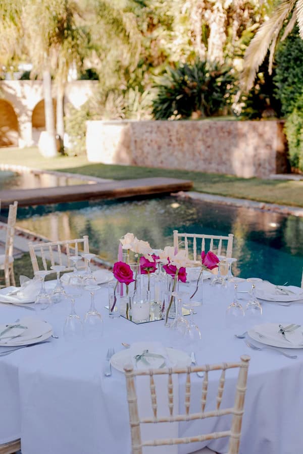 Romantic Fuchsia Wedding Stylish Details