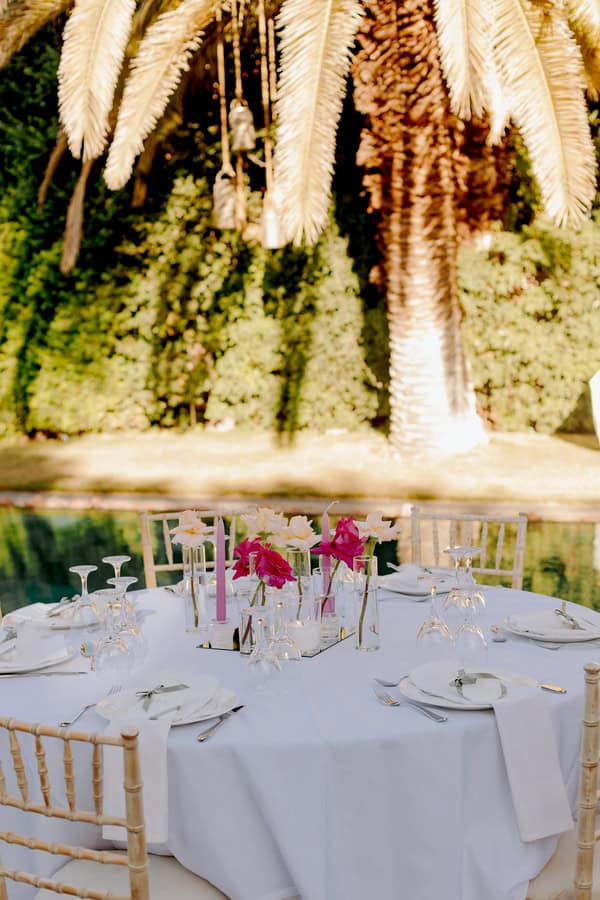 Romantic Fuchsia Wedding Stylish Details