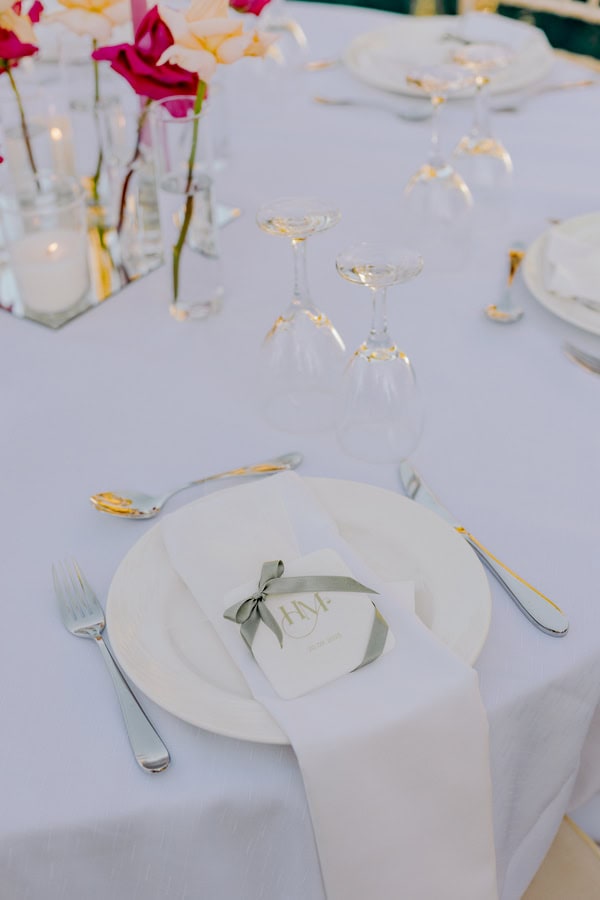 Romantic Fuchsia Wedding Stylish Details