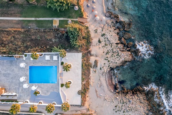 Seaside Destination Wedding Inspiration Thalasses Villas Crete