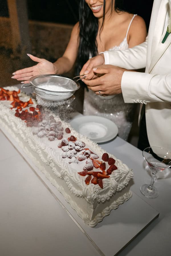 Stylish Spring Wedding Santorini Caldera Views