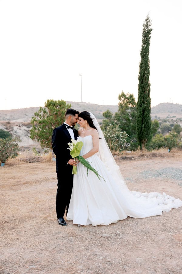 Timeless Minimal Wedding Refined White Green Details