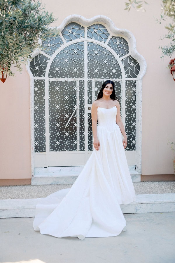 Timeless Minimal Wedding Refined White Green Details