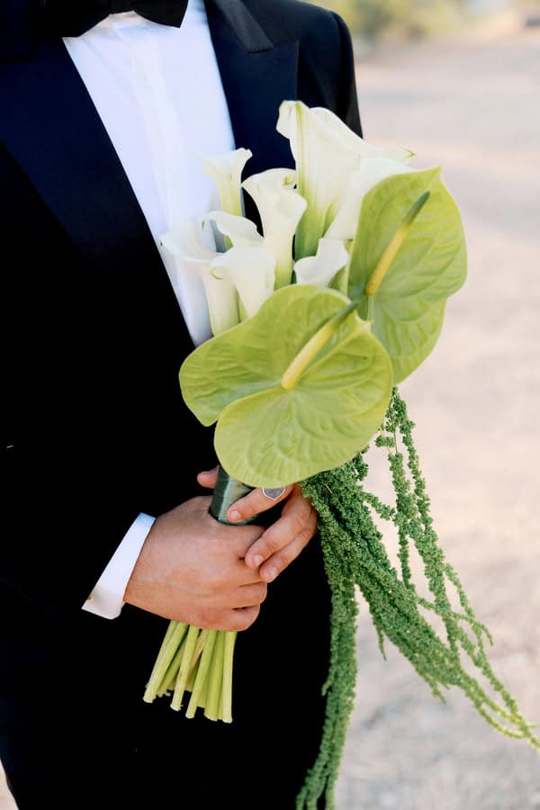 Timeless Minimal Wedding Refined White Green Details
