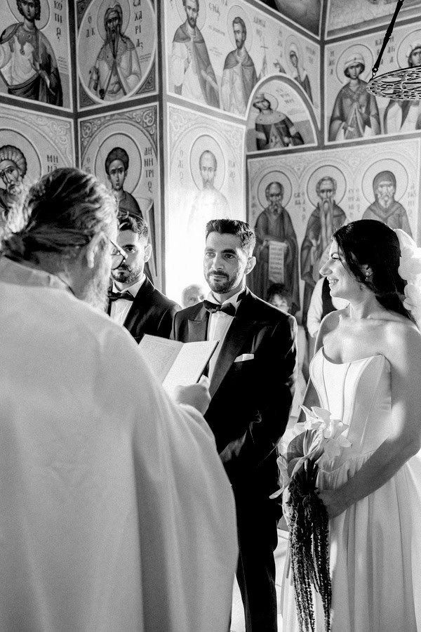Timeless Minimal Wedding Refined White Green Details