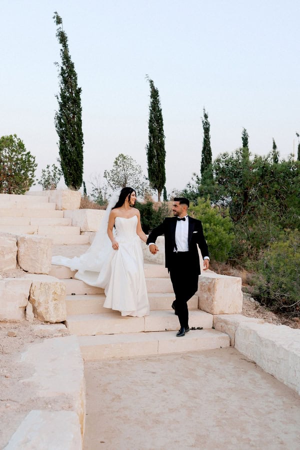 Timeless Minimal Wedding Refined White Green Details