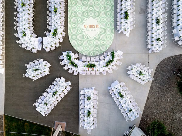 Timeless Minimal Wedding Refined White Green Details