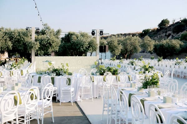 Timeless Minimal Wedding Refined White Green Details