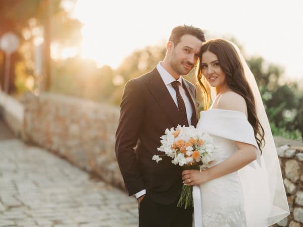 Beautiful Outdoor Wedding Areopoli Sea Views
