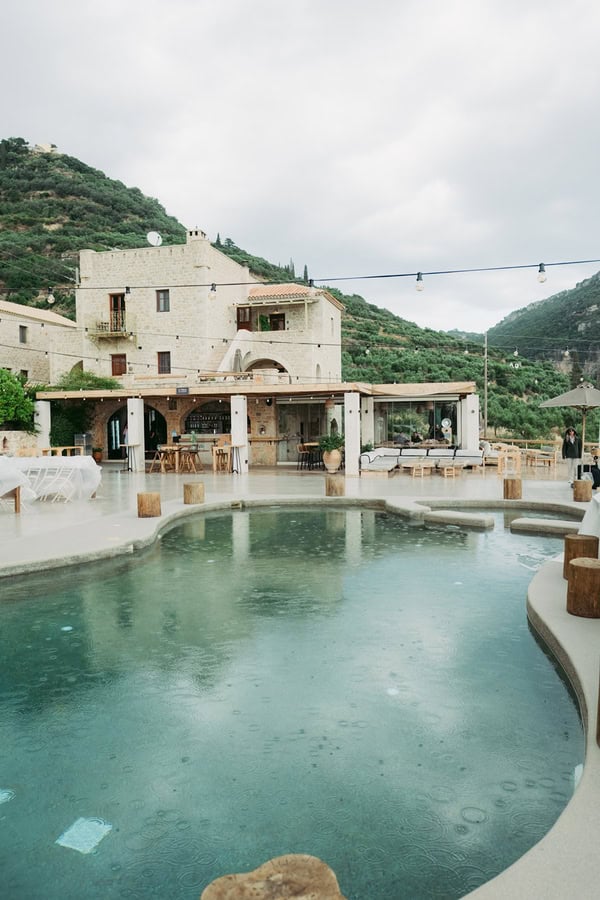 Beautiful Outdoor Wedding Areopoli Sea Views