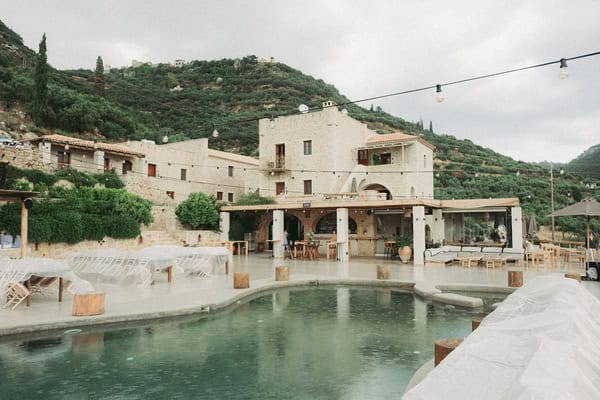 Beautiful Outdoor Wedding Areopoli Sea Views