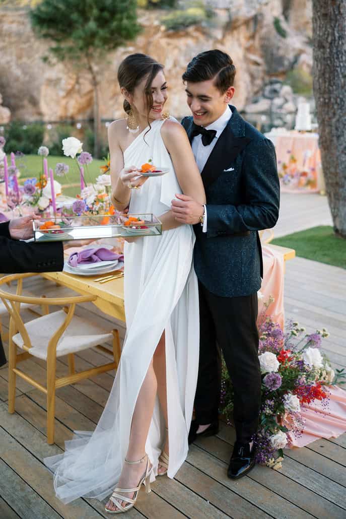 Romantic garden chic wedding inspiration with dreamy spring florals