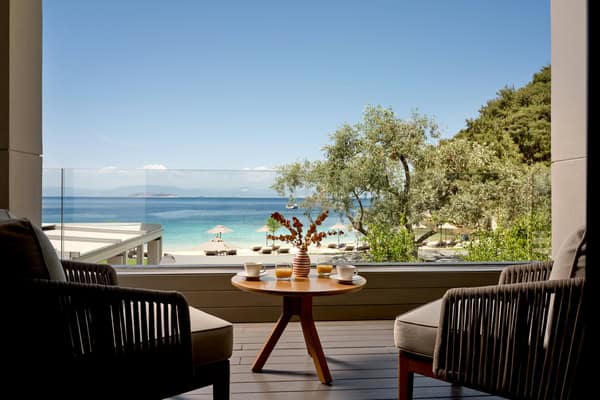 Romantic honeymoon escape at enchanting vathi cove in Thassos