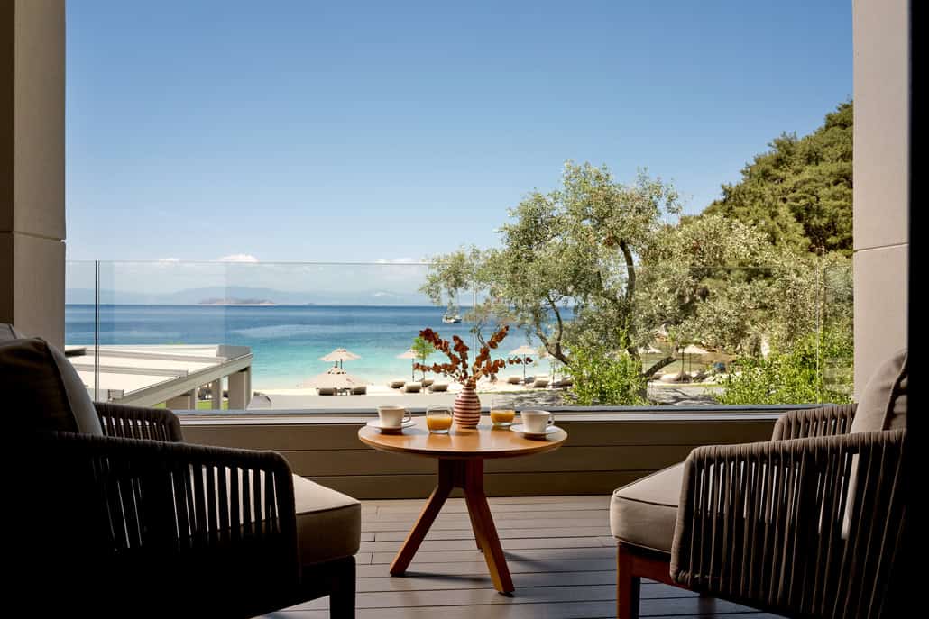 Romantic honeymoon escape at enchanting vathi cove in Thassos