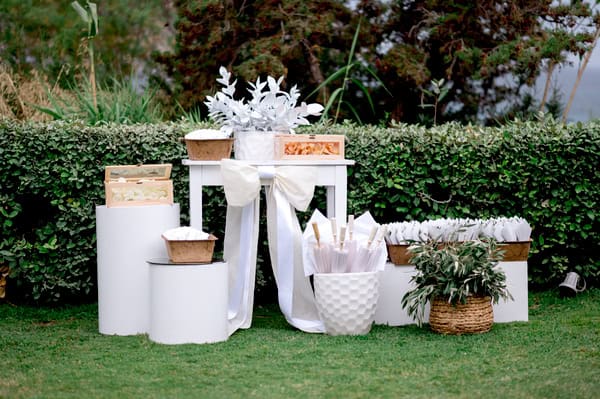 Romantic Seaside Wedding Athens White Roses Aegean Inspired Details