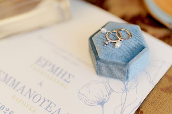 Romantic Spring Wedding Dusty Blue Lilac Details