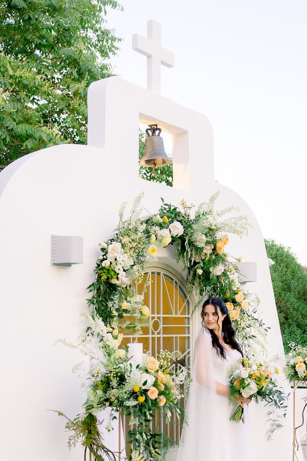 Romantic Summer Wedding Athens Vibrant Yellow Details