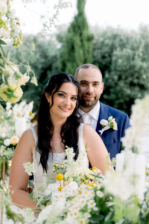 Romantic Summer Wedding Athens Vibrant Yellow Details