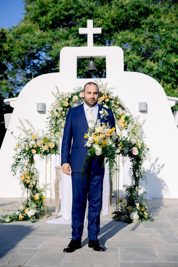 Romantic Summer Wedding Athens Vibrant Yellow Details